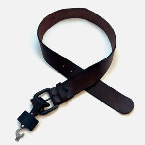 Affliction Genuine Leather Men's Belt Size M Brown New with defect